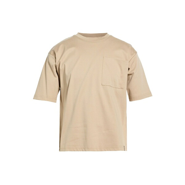 【貨物輸送無料】 オフィシナ３６ メンズ プルオーバー トップス T-shirts Beige