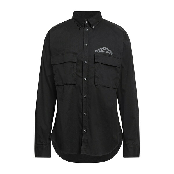 【貨物輸送無料】 ディースクエアード メンズ プルオーバー トップス Shirts Black