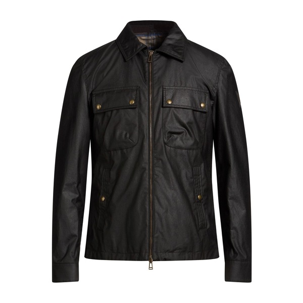 【貨物輸送無料】 呼びりん原材料 メンズ 上衣＆上衣 アウター Jackets Black コート・ジャケット-メンズファッション