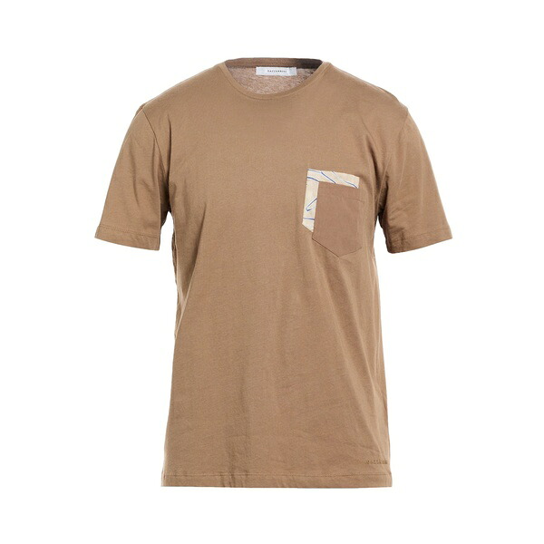 【貨物輸送無料】 ガッザリーニ メンズ プルオーバー トップス T-shirts Brown