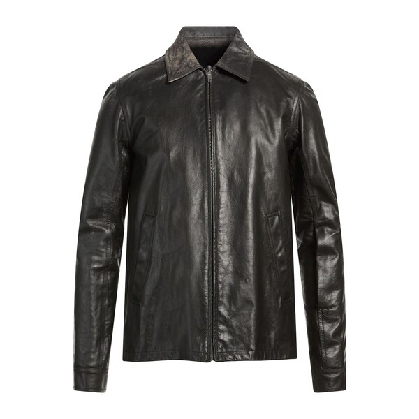 【貨物輸送無料】 リックオウエンス メンズ 上衣＆上衣 アウター Jackets Black