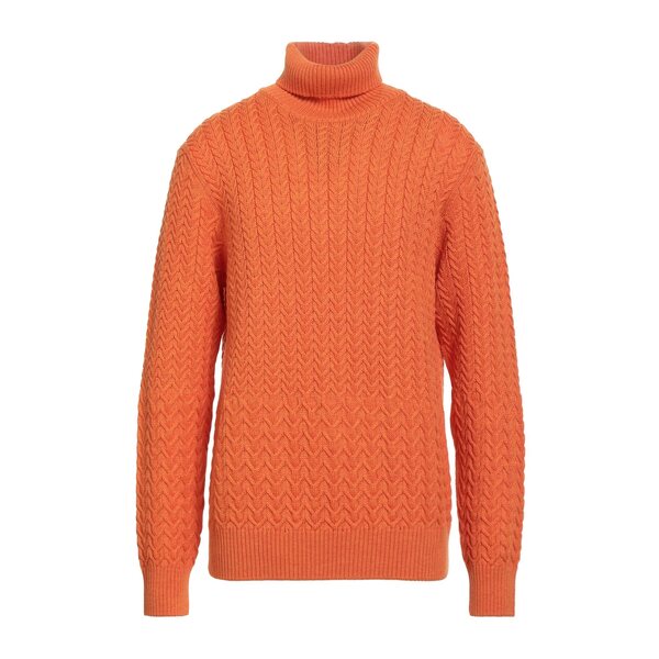 【送料無料】 ザノーネ メンズ ニット&セーター アウター Turtlenecks Orange|asty
