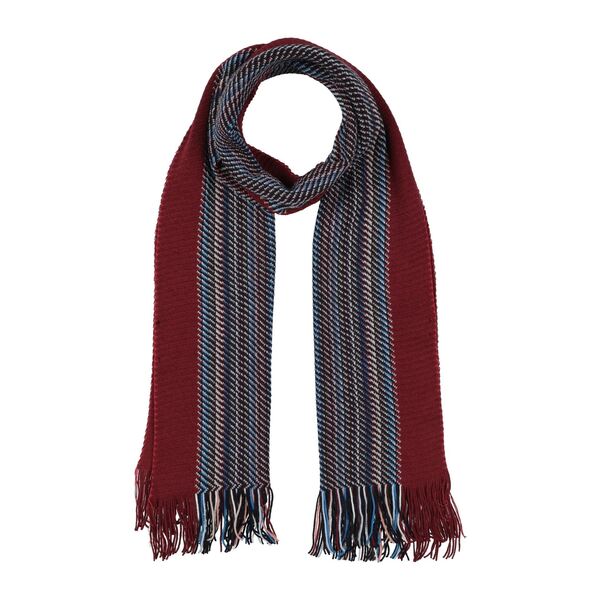 【貨物輸送無料】 ミッソーニ メンズ 消音装置・袈裟・えり巻き 添え物 Scarves Red