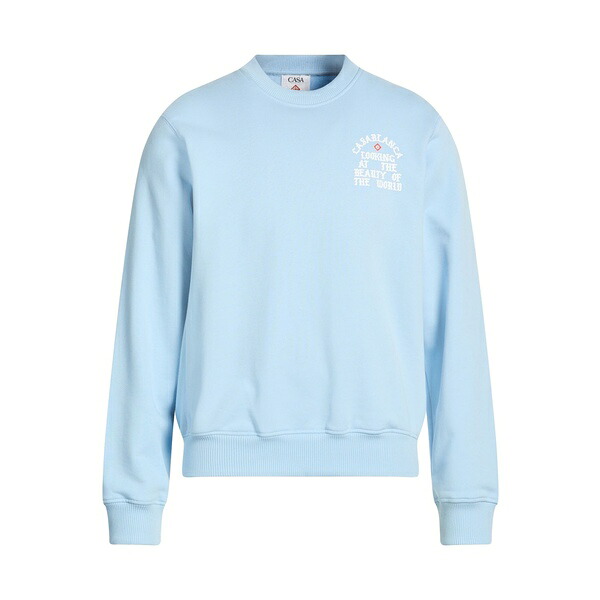 【貨物輸送無料】 カサブランカ メンズ パーカー・スウェットシャツ アウター Sweatshirts Azure