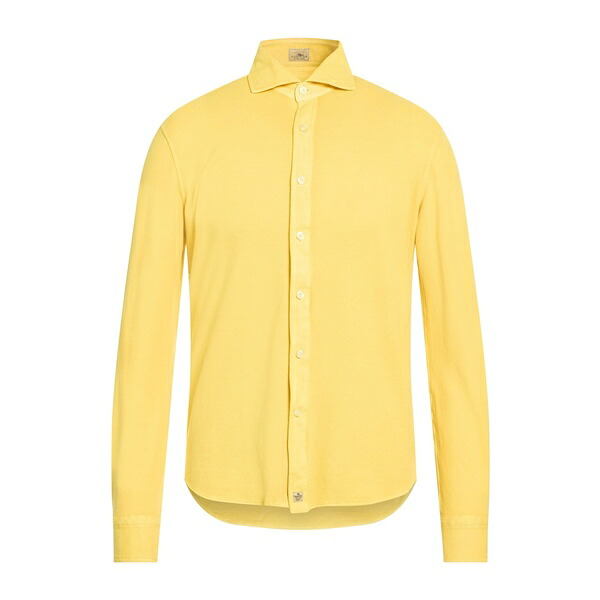 【送料無料】 サンリサ メンズ シャツ トップス Shirts Yellow|asty