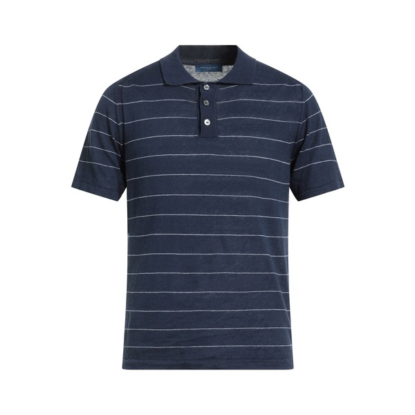 【送料無料】 ダニエル フィエゾリ メンズ Tシャツ トップス Polo shirts Blue｜asty