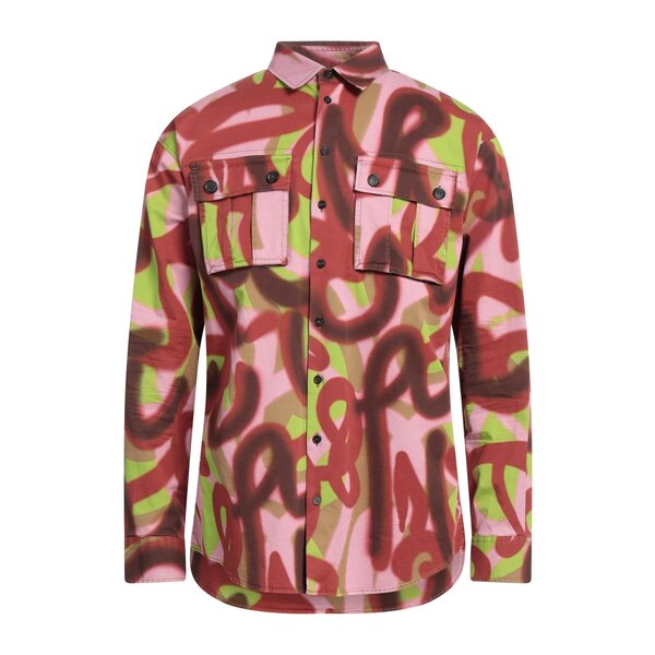 【送料無料】 ディースクエアード メンズ シャツ トップス Shirts Red｜asty