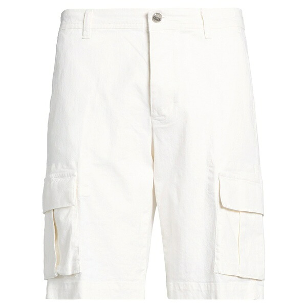 【貨物輸送無料】 バルバナポリ メンズ 心地好いズボン下 ボトムス Shorts \u0026 Bermuda Shorts White