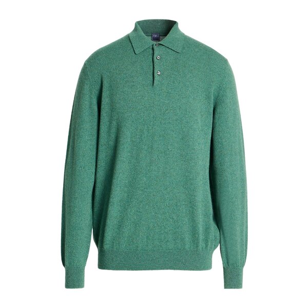 【貨物輸送無料】 フェデーリ メンズ 編み物\u0026ティーシャツ アウター Sweaters Green