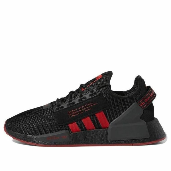 adidas アディダス メンズ スニーカー  【adidas NMD_R1 V2 Shoes \u0027Core Black / Vivid Red\u0027 GY2071】  大きさ US_5.5(23.5糎)