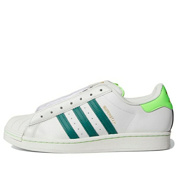 adidas アディダス メンズ スニーカー  【adidas Superstar Laceless \u0027Grey Collegiate Green\u0027 FV2804】  大きさ US_12(30.0珊)