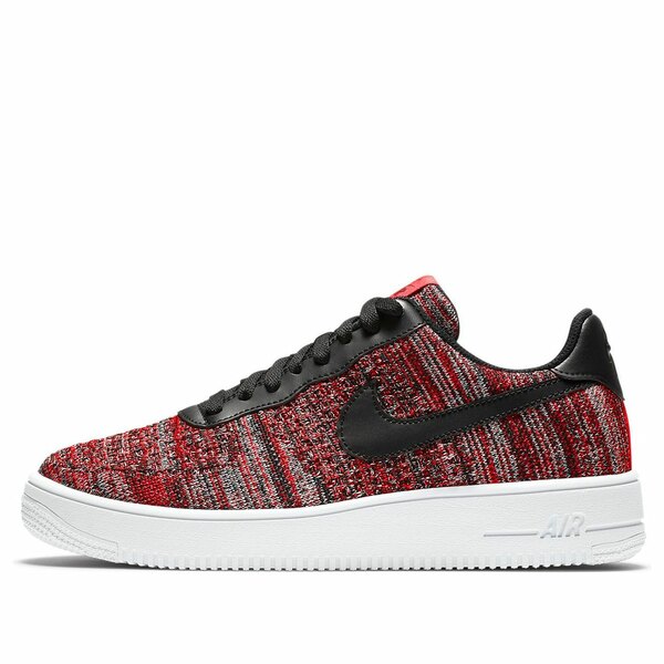 Nike ナイキ メンズ スニーカー  【Nike Air Force 1 Flyknit 2.0 \u0027University Red Black\u0027 CI0051-600】  大きさ US_10.5(28.5珊)