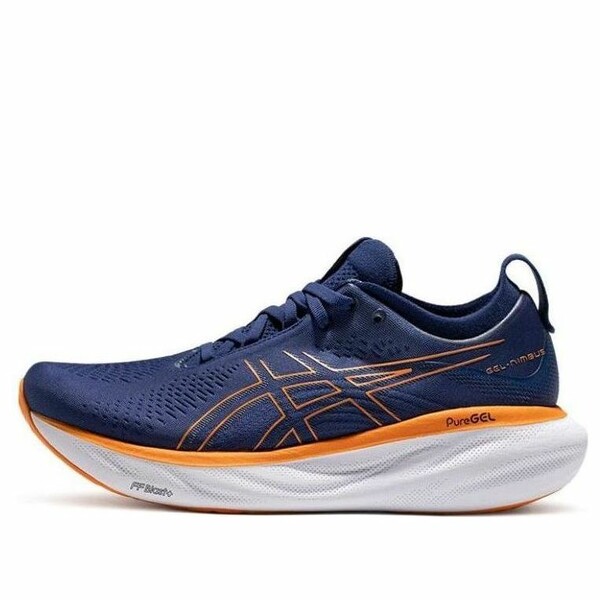 ASICS アシックス メンズ スニーカー  【ASICS Gel-Nimbus 25 \u0027Deep Ocean Bright Orange\u0027 1011B547-403】  大いさ US_9.5(27.5糎)