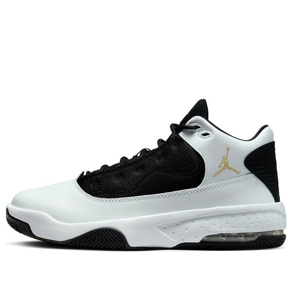 Jordan ジョーダン メンズ スニーカー  【Air Jordan Max Aura 2 \u0027White Black Gold\u0027 CK6636-107】  大きさ US_7.5(25.5珊)