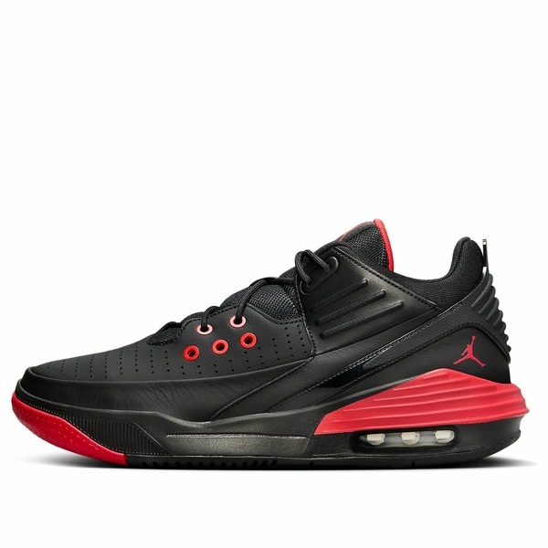 Jordan ジョーダン メンズ スニーカー  【Air Jordan Max Aura 5 \u0027Black University Red\u0027 DZ4353-006】  大きさ US_8.5(26.5珊)