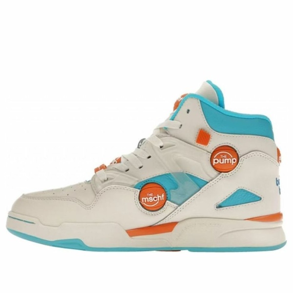 Reebok リーボック メンズ スニーカー  【Reebok x MSCHF R Pump Omni Zone 2 \u0027White Blue Orange\u0027 MSCHF013】  大きさ US_5(23.0糎)