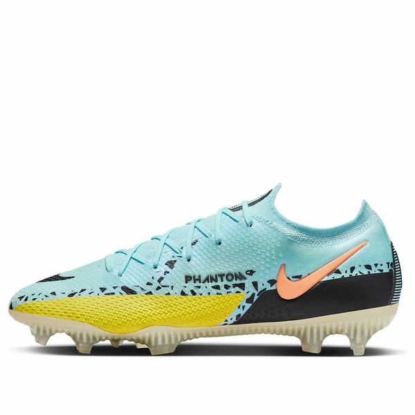 Nike ナイキ メンズ スニーカー  【Nike Phantom GT2 Elite FG \u0027Glacier Ice Yellow Strike \u0027Blue Yellow\u0027 CZ9890-407】  大いさ US_12(30.0糎)