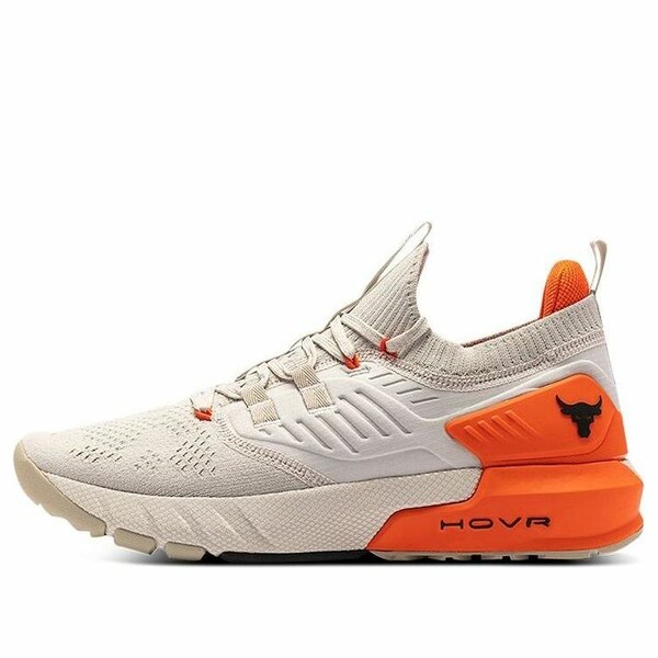 Under Armour アンダーアーマー メンズ スニーカー  【Under Armour Project Rock 3 \u0027Summit White Rogue Orange\u0027 3023004-111】  大きさ US_9(27.0糎)