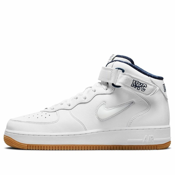 Nike ナイキ メンズ スニーカー  【Nike Air Force 1 Mid Jewel QS \u0027NYC - Yankees\u0027 DH5622-100】  大きさ US_5(23.0糎)
