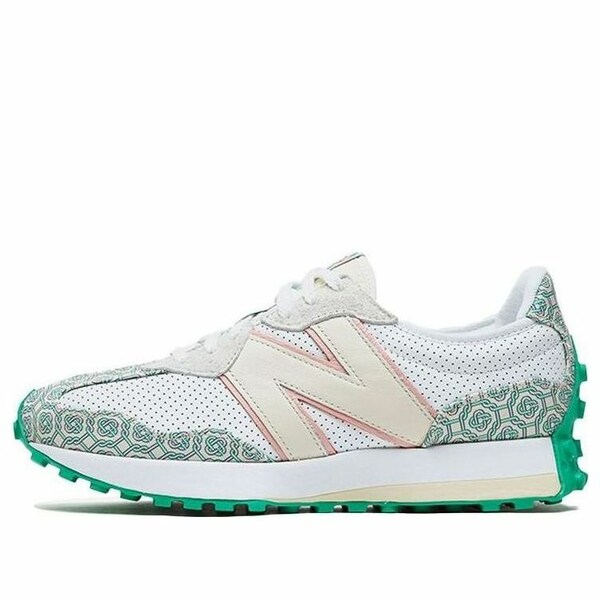 New Balance ニュー平衡にする メンズ スニーカー 【New Balance Casablanca x 327 \u0027Munsell White Green\u0027 MS327CAB】  大いさ US_M_4 靴-メンズ靴-スニーカー