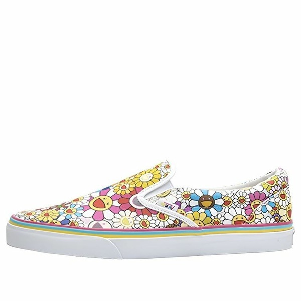 Vans バンズ メンズ スニーカー 【Vans Takashi Murakami Classic Slip-On LX 'Multi Flower' VN-0ZSIGQC】 サイズ US_5.5(23.5cm)｜asty
