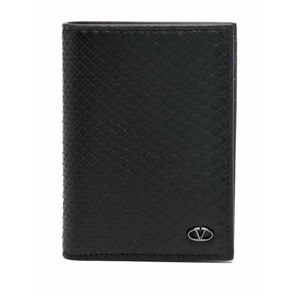 ヴァレンティノ ガラヴァーニ メンズ 金入れ 付属物 Leather wallet Black