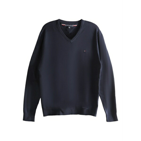 トミー ヒルフィガー メンズ ニット\u0026セーター アウター V-neck mw14745dw5 sweater Blue