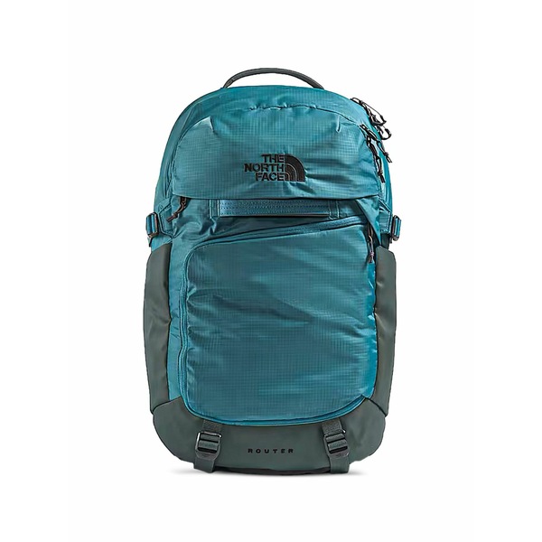 北の方人間の顔 メンズ うしろ側容器に並べる・背嚢 御徒面子 Router zipped backpack Blue メンズバッグ-バックパック・リュック-バッグ