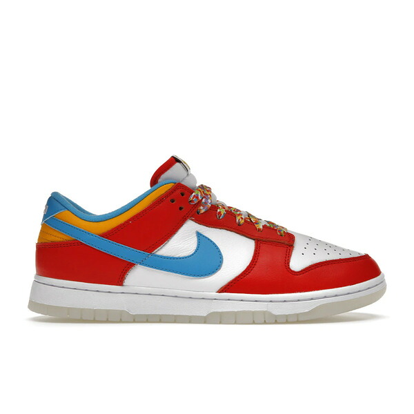Nike ナイキ メンズ スニーカー 【Nike Dunk Low QS LeBron James Fruity Pebbles】 サイズ US_12.5(30.5cm) Habanero Red/Laser Blue/White｜asty
