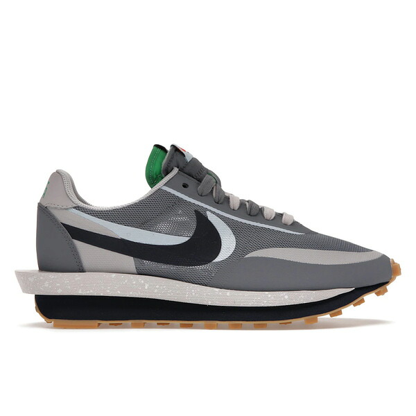 Nike ナイキ メンズ スニーカー 【Nike LD Waffle sacai CLOT Kiss of Death 2 Cool Grey】 サイズ US_12(30.0cm) Cool Grey/Obsidian/Navy/Green