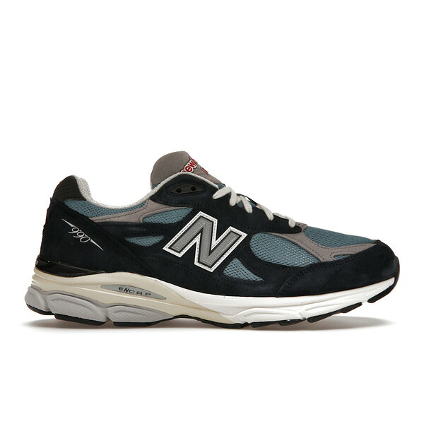 New Balance ニュー平衡にする メンズ スニーカー  【New Balance 990v3 MiUSA Teddy Santis Navy Castlerock】  大きさ US_8(26.0糎) Navy/Castlerock