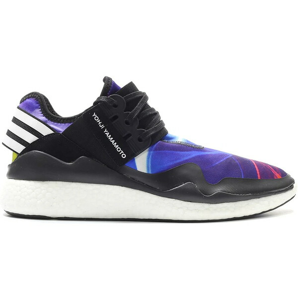 adidas アディダス メンズ スニーカー  【adidas Y-3 Retro Boost Black Multi】  大きさ US_7.5(25.5珊) AOP Brownian/Core Black/Footwear White