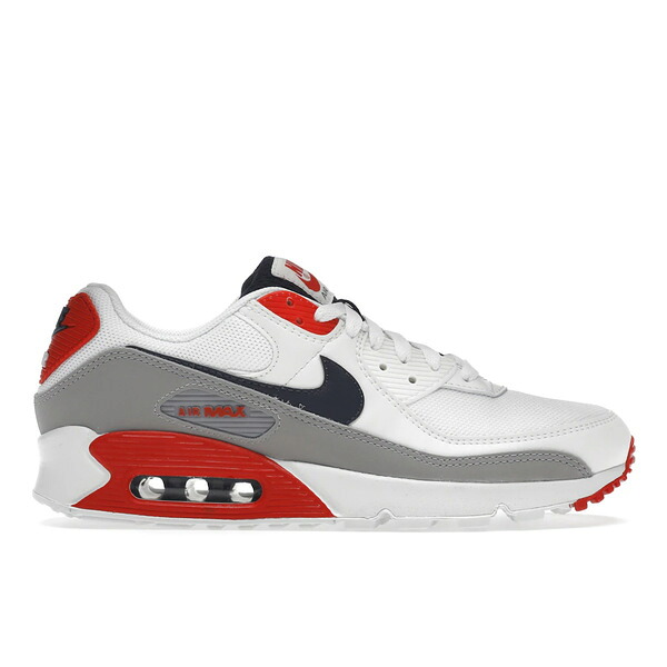 Nike ナイキ メンズ スニーカー  【Nike Air Max 90 USA (2021)】  大きさ US_8(26.0珊) White/Red-Navy