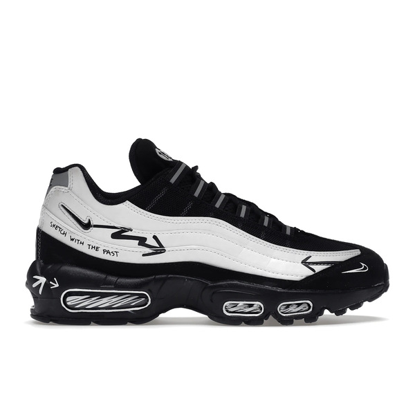 Nike ナイキ メンズ スニーカー  【Nike Air Max 95 SP Future Movement Sketch With The Past】  大きさ US_8.5(26.5珊) White/Black/Black/White