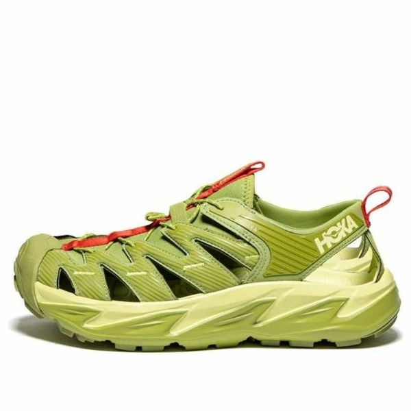 HOKA ONE ONE ホカオネオネ メンズ スニーカー 【HOKA ONE ONE Hopara Sandal 'Dark Citron' 1123112-DCLG】 サイズ US_9.5(27.5cm)|asty