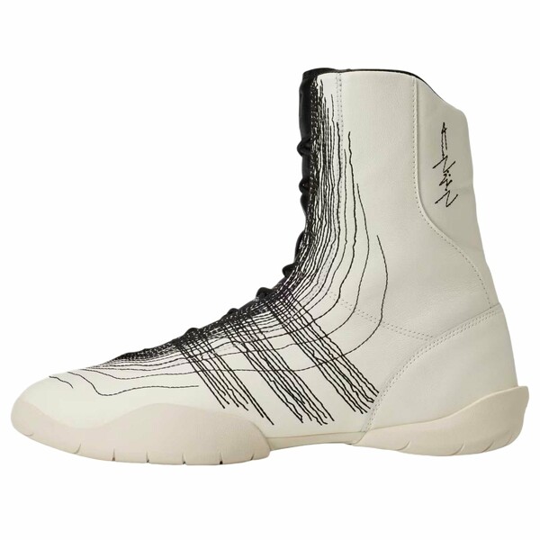 adidas アディダス メンズ スニーカー 【adidas Y-3 Regu Hi 'Off White Black Aluminum' KI7816】 サイズ US_6.5(24.5cm)｜asty
