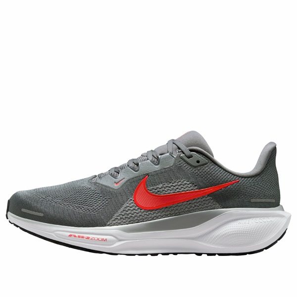 Nike ナイキ メンズ スニーカー 【Nike Air Zoom Pegasus 41 Extra Wide 'Cool Grey Bright Crimson' FN4932-006】 サイズ US_12.5(30.5cm)｜asty