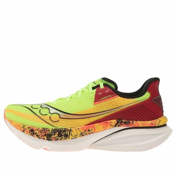 Saucony サッカニー メンズ スニーカー 【Saucony Endorphin Azura Hi Octane 'Citron Black' S21070-402】 サイズ US_12(30.0cm)｜asty