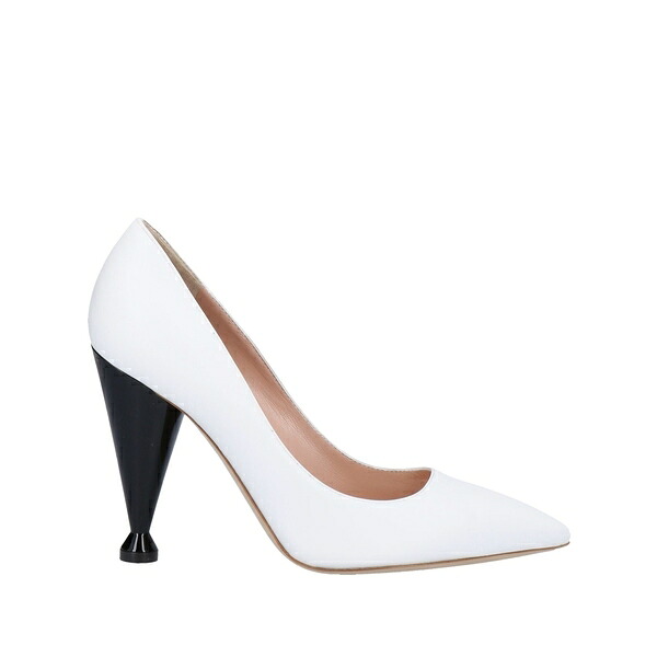 【貨物輸送無料】 モスキーノ レディース パンプス シューズ Pumps White