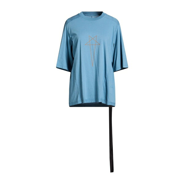 【貨物輸送無料】 リックオウエンス レディース プルオーバー トップス T-shirts Blue