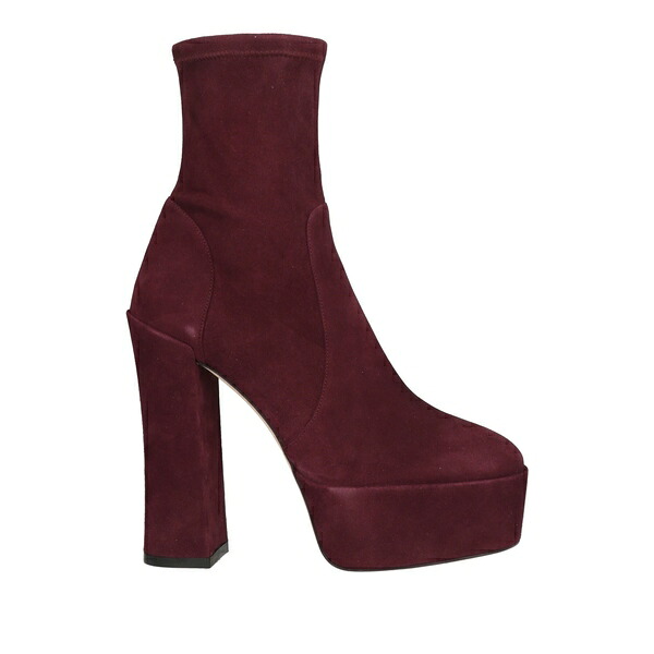 【貨物輸送無料】 スチュアート ワイツマン レディース ブーツ シューズ Ankle boots Red