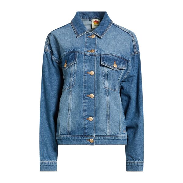 【送料無料】 ファーム リオ レディース ジャケット&ブルゾン アウター Denim outerwear Blue|asty