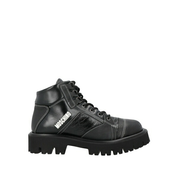 【貨物輸送無料】 モスキーノ レディース ブーツ シューズ Ankle boots Black