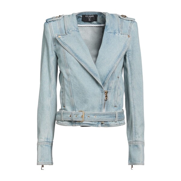 【貨物輸送無料】 バルマン レディース 上衣＆上衣 アウター Denim outerwear Blue