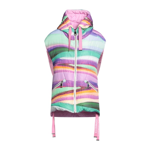 【貨物輸送無料】 クリスジョイ レディース 上衣＆上衣 アウター Puffers Purple