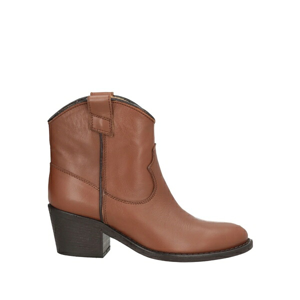 【貨物輸送無料】 ヴィアローマ15 レディース ブーツ シューズ Ankle boots Brown エンジニア-ブーツ
