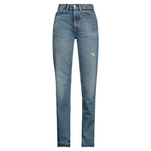【貨物輸送無料】 アクネ ストゥディオズ レディース ジーンズズボン下 ボトムス Jeans Blue