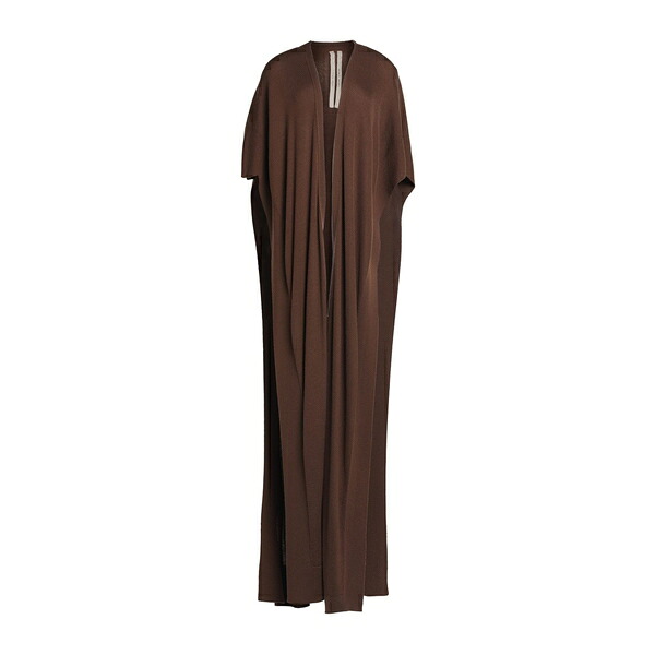 【貨物輸送無料】 リックオウエンス レディース 上衣＆上衣 アウター Capes Brown