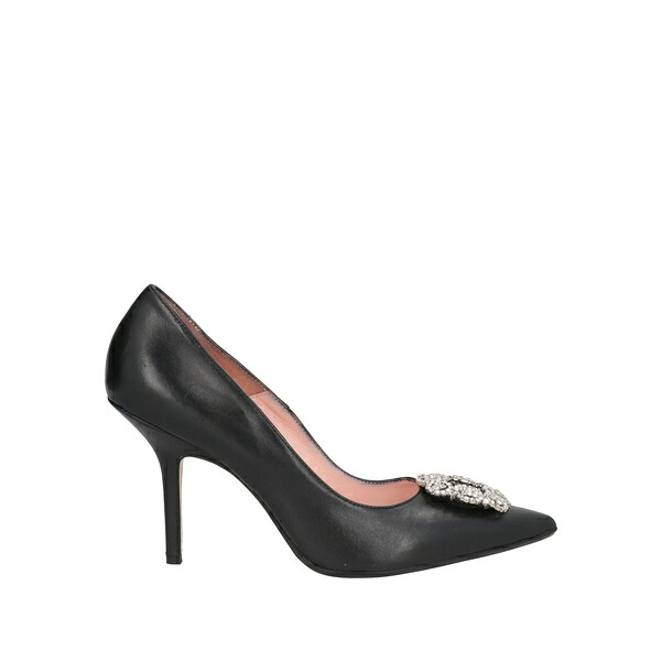 【貨物輸送無料】 アンナ・エフ レディース パンプス シューズ Pumps Black