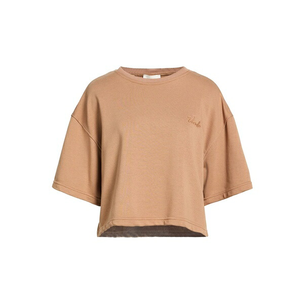 【貨物輸送無料】 ヴィコロ レディース パーカー・スウェットシャツ アウター Sweatshirts Beige